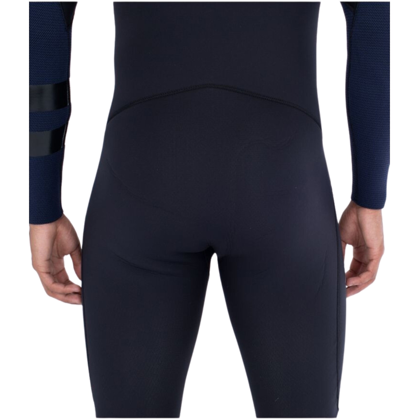 2025 Hurley Mens Plus Sleeve Texture 4/3mm Chest Zip Wetsuit MFS0014403 - Total Eclipse